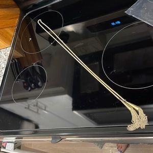 Long Kendra Scott gold Necklace